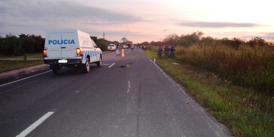 Ruta 2: Un hombre falleció al ser embestido desde atrás por un automóvil