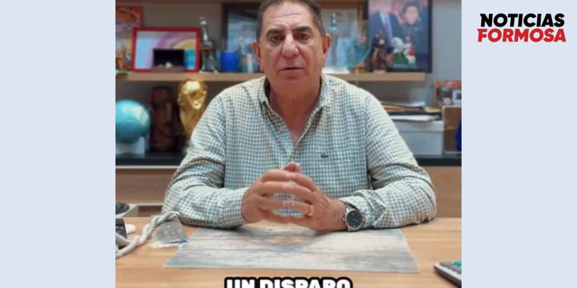 Jofre: “Un desconocido, realizó un disparo con arma de fuego, que, afortunadamente no llegó a herir a ninguna persona”