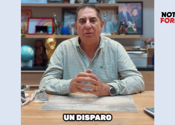 Jofre: “Un desconocido, realizó un disparo con arma de fuego, que, afortunadamente no llegó a herir a ninguna persona”