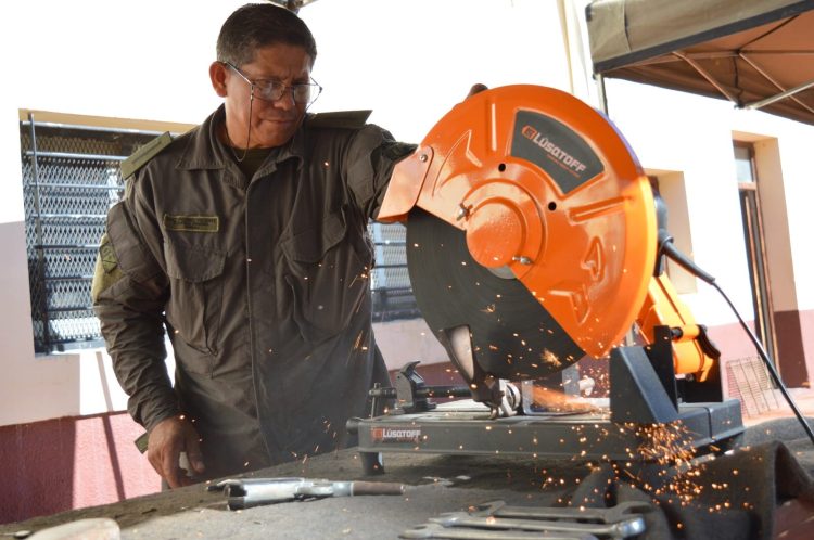 GN destruyó revólveres y pistolas decomisadas en Formosa