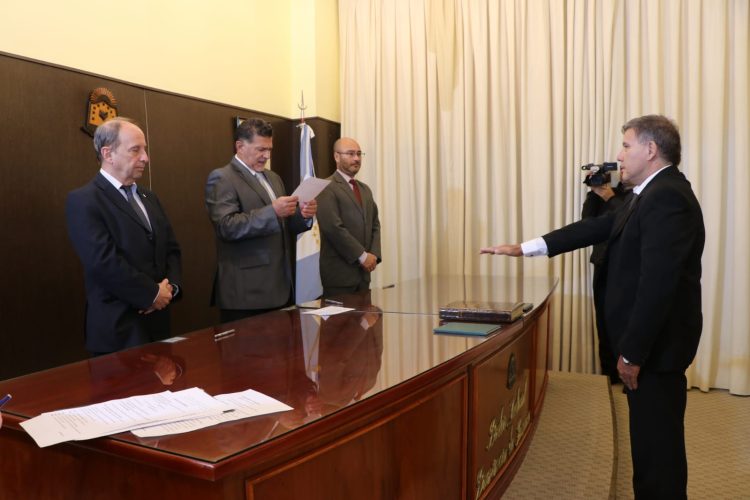 El STJ tomó juramento al juez de Paz de Herradura y al secretario del Fuero Contra el Narcocrimen