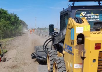 Activaron los trabajos de mantenimiento de la ciclovía del puente Blanco en el acceso norte
