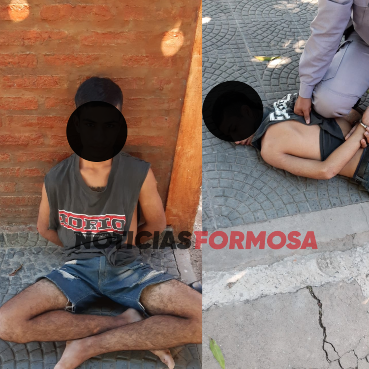 Un policía de civil se trenzó con un delincuente para evitar el robo de una garrafa (video)