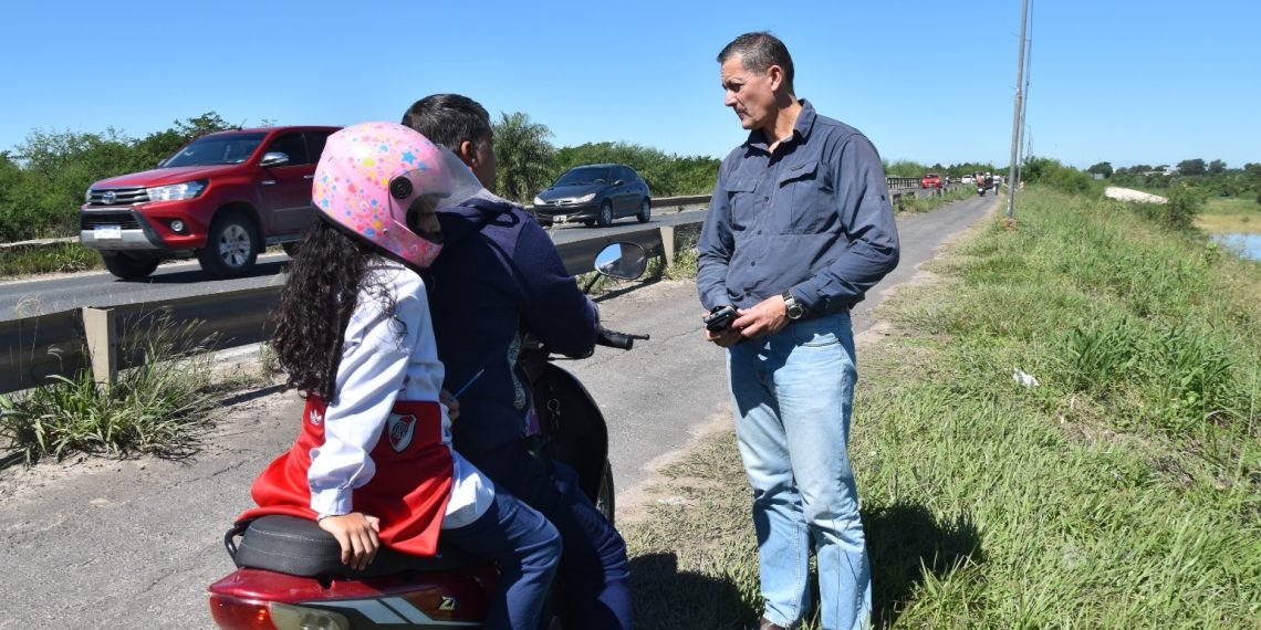 Padilla recorrió el Puente Blanco; la semana que viene comenzarían reparaciones