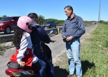 Padilla recorrió el Puente Blanco; la semana que viene comenzarían reparaciones