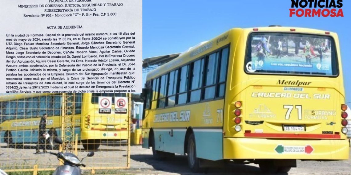 CDS y empleados acordaron concluir el conflicto con la venta de 30 micros, pero necesitan el ok de la subsecretaría de Transporte