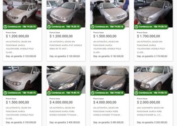 AFIP subastará parte de su flota oficial de vehículos