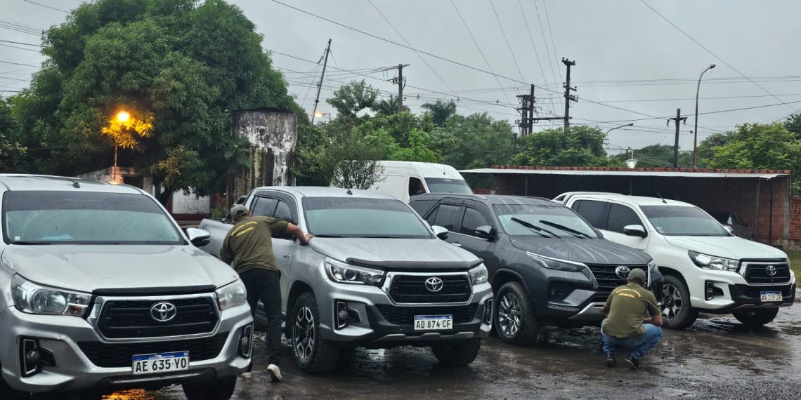 Operativo de GN en Clorinda: adquirían camionetas 4×4 de alta gama, para transportar sustancias y mercaderías ilícitas