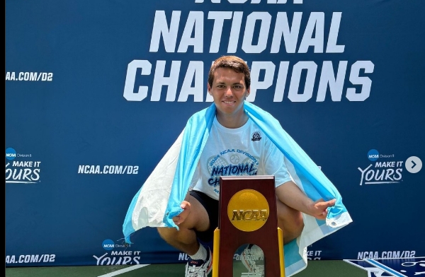El clorindense Boruk Skierker, campeón Nacional Universitario de tenis en EEUU