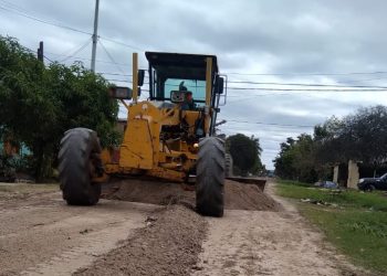 Fuerte intervención en bacheo, higiene urbana y mantenimiento de desagües pluviales