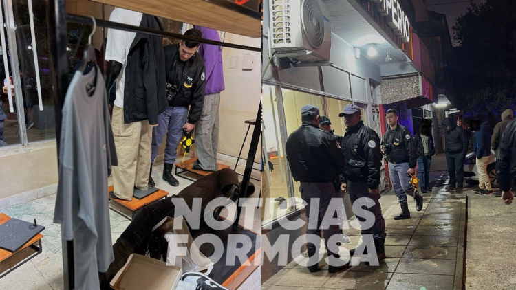 Saquearon $ 5 millones en zapatillas, camperas y jean de una tienda del barrio Independencia