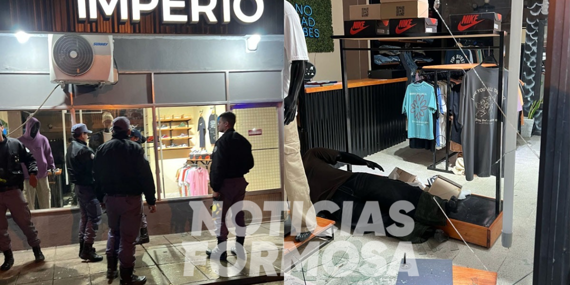 Saquearon $ 5 millones en zapatillas, camperas y jean de una tienda del barrio Independencia