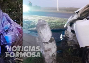 Grave accidente en Pirané