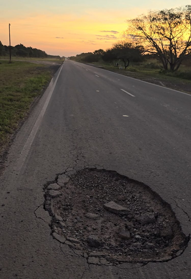 Piden mantenimiento de la ruta provincial 1 tramo Tatané-El Colorado para evitar siniestros viales