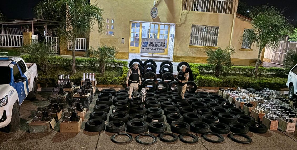 Prefectura Formosa secuestró mercadería de contrabando valuada en más de $41 millones