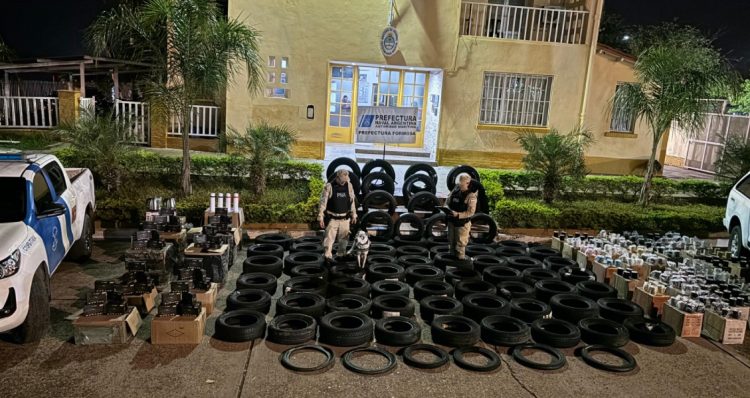 Prefectura Formosa secuestró mercadería de contrabando valuada en más de $41 millones
