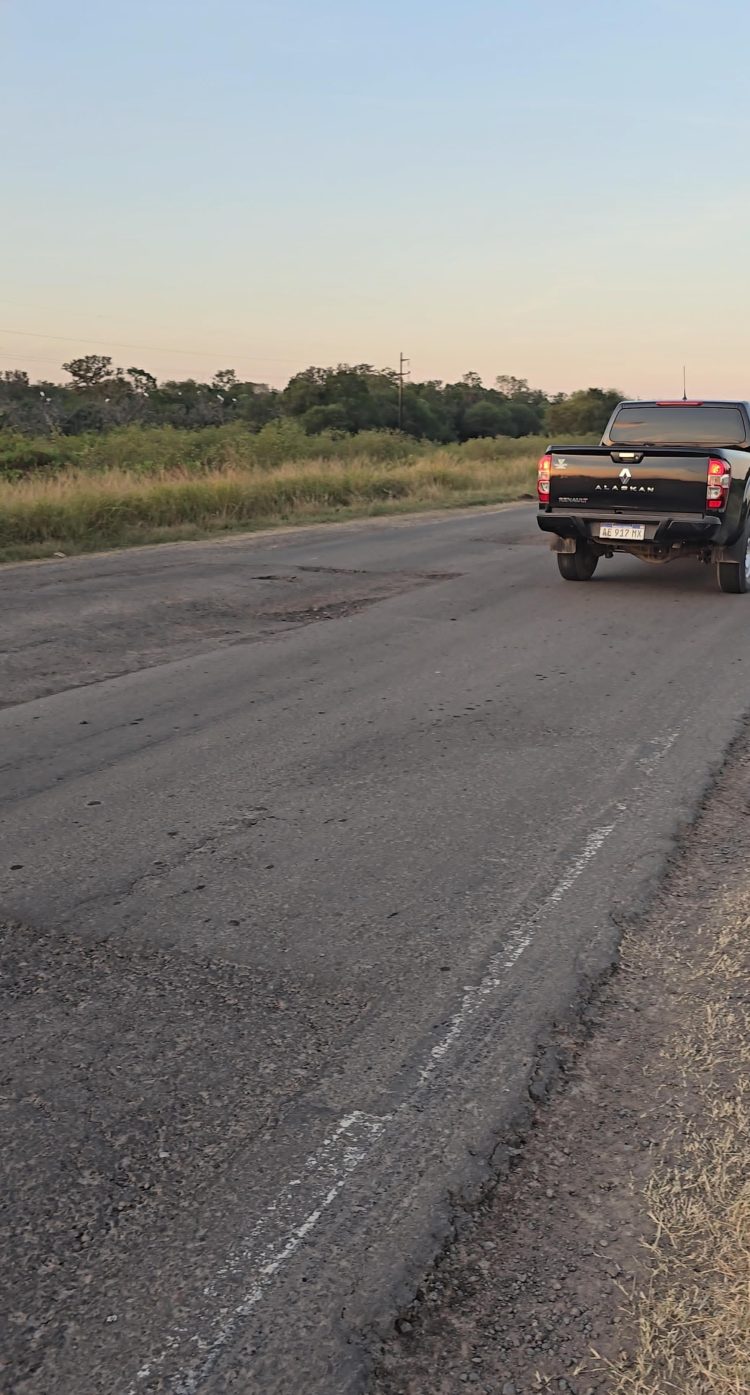 Piden mantenimiento de la ruta provincial 1 tramo Tatané-El Colorado para evitar siniestros viales