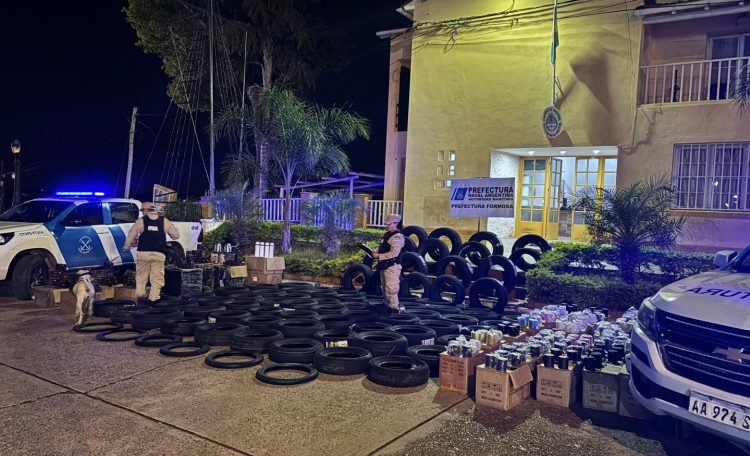 Prefectura Formosa secuestró mercadería de contrabando valuada en más de $41 millones
