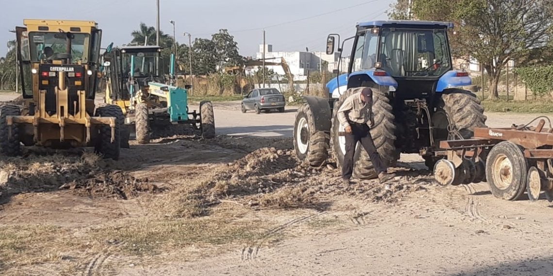 Un vasto sector de la ciudad se favorecido con trabajos municipales