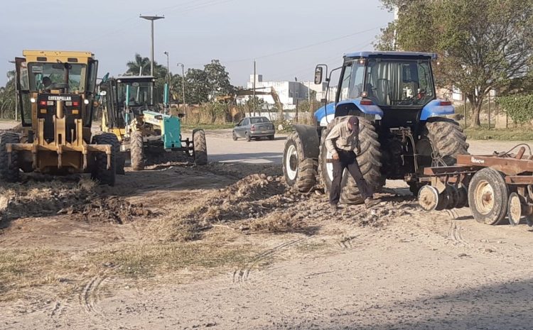 Un vasto sector de la ciudad se favorecido con trabajos municipales