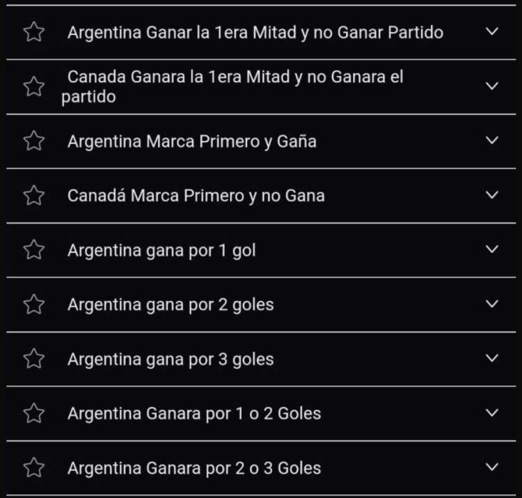 FormoWin: si Canadá derrota a Argentina paga 11 veces tu apuesta
