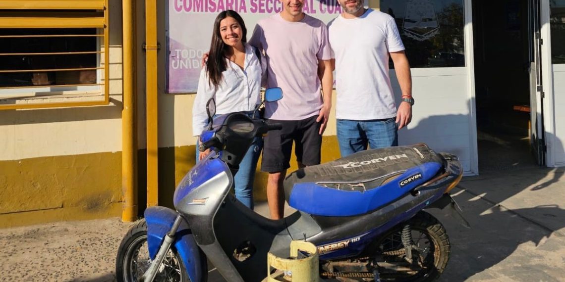 El joven del “fuck you” a Insfrán recuperó su moto y tubo de gas