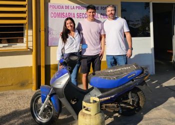 El joven del “fuck you” a Insfrán recuperó su moto y tubo de gas