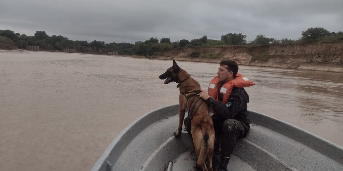 Encontraron una campera de Bernachea; lo buscan con perros y drones