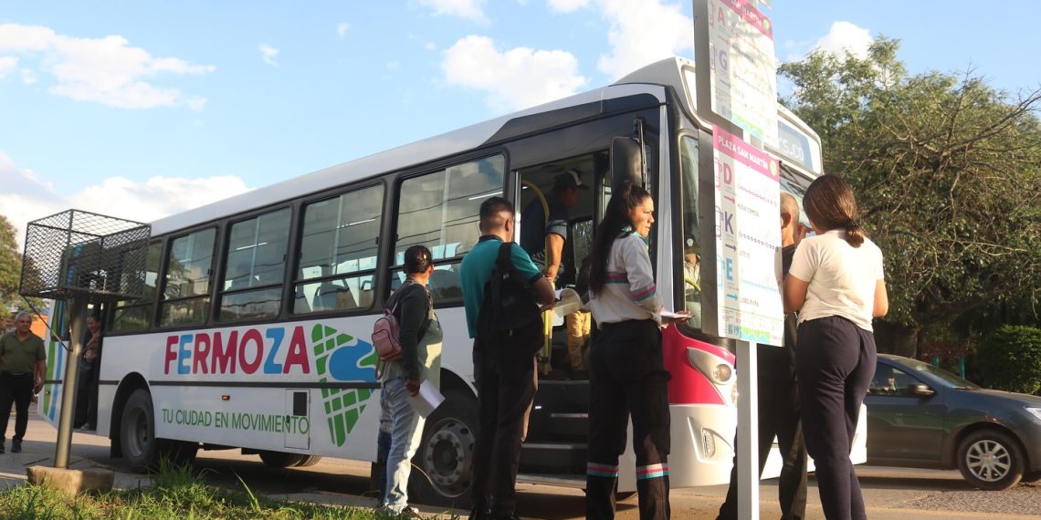 Boleto de Fermoza: $ 1.050; estudiantil $525, trasbordo $ 500 y tarifa social $472,50