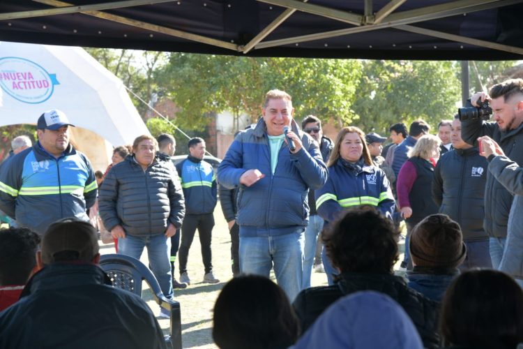 Jofré reactivará la obra de un polideportivo «iniciado con la gestión de Alberto» y paralizada con Milei