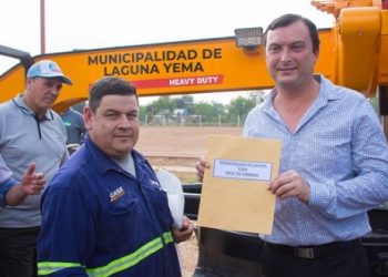 Intendente Werning compró motoniveladora  para Yema y tiene «promesa de Nación» de envío de otras maquinarias