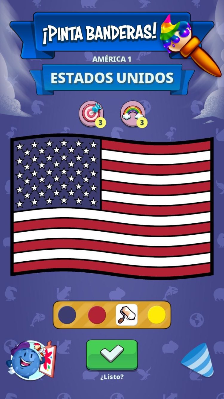 Lanzan un videojuego educativo que enseña a pintar banderas de todos los países