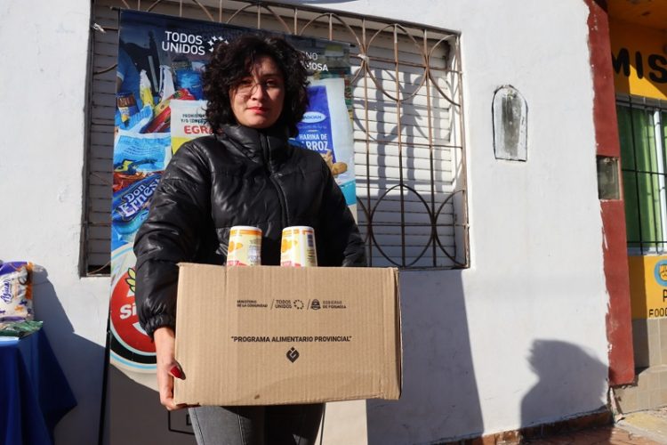 Entregaron cajas alimentarias a celíacos