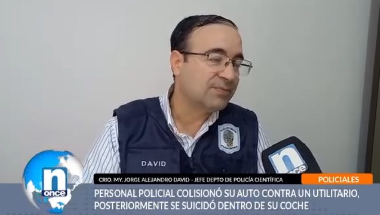 Confirman que agente de policía se suicidó tras protagonizar accidente de tránsito