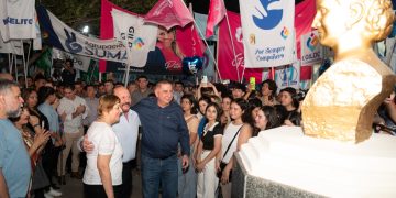 El gobernador Gildo Insfrán encabezó el homenaje a Evita, a 72 años de su paso a la inmortalidad