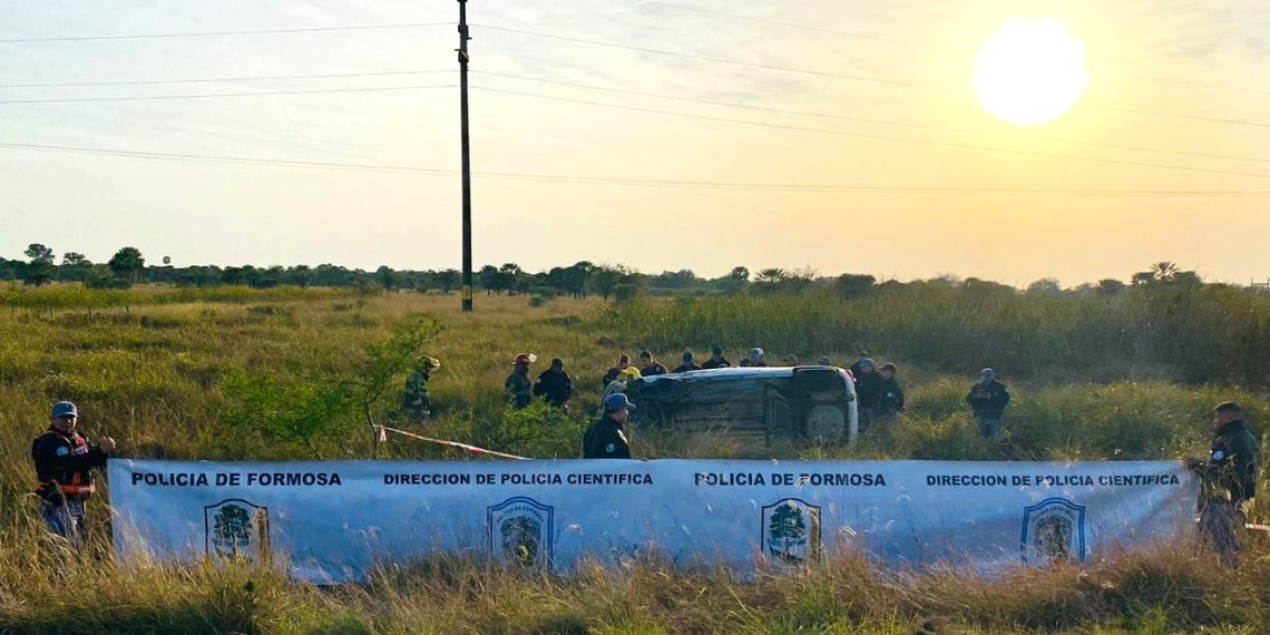 La Policía acudió hasta un siniestro vial sobre Ruta Nacional Nº 81, donde falleció un personal de fuerza