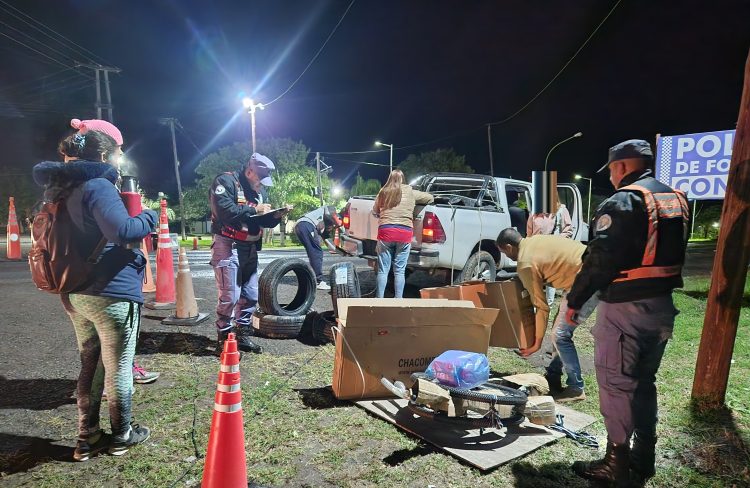 Secuestraron mercadería de contrabando cuando abandonaba Formosa