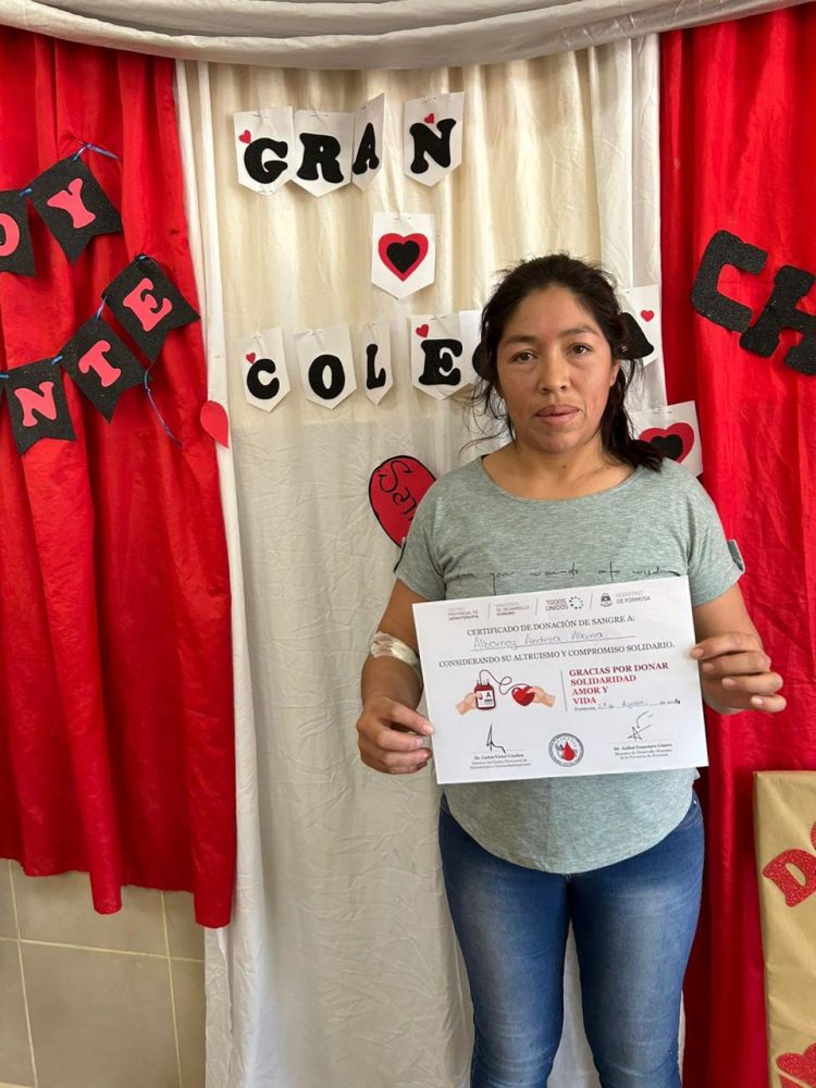 Una importante colecta de sangre realizaron en el Hospital de Los Chiriguanos 