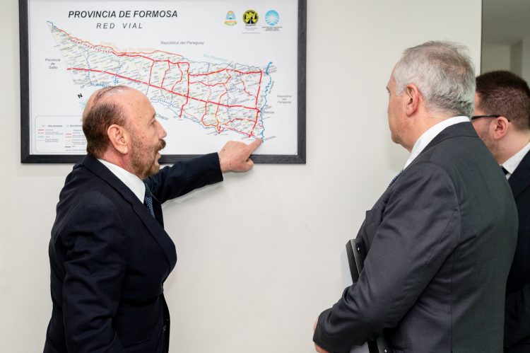 Gildo Insfrán recibió a Marc Stanley en Casa de Gobierno