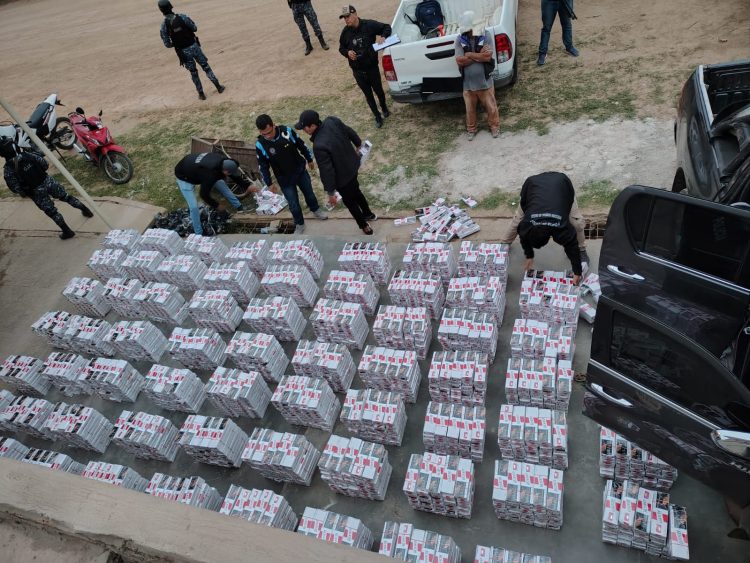 Golpe al contrabando: Secuestran cargamento de cigarrillos valuado en más de $100 millones