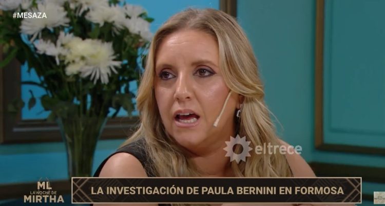 Paula Bernini volvió a ratificar el informe de «las embarazadas del monte» en el oeste formoseño (video)