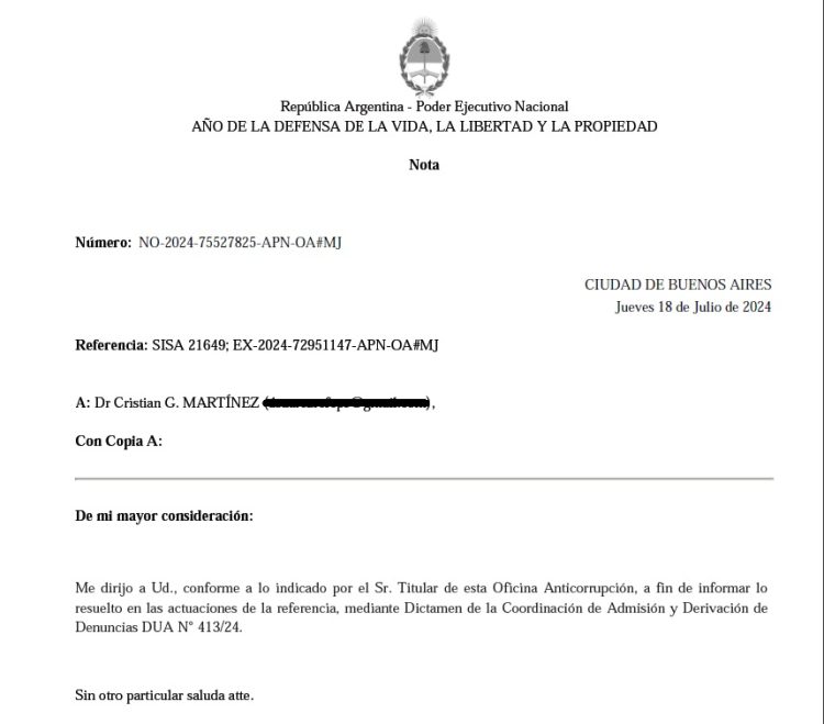 Denuncian “pensiones ilegalmente otorgadas” en Misión Laishí, el caso llegó a la Oficina Anticorrupción. Involucran al RENAPER y ANSES