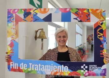 Tras una larga lucha, Muriel venció al cáncer como paciente del Centro de Medicina Nuclear y Radioterapia