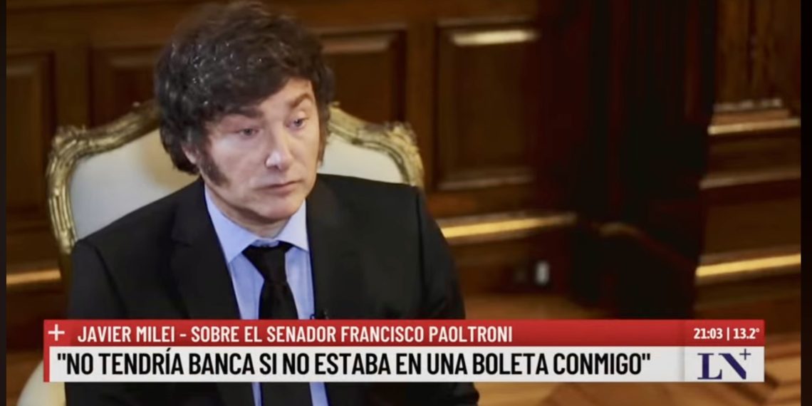 «Si no estaba pegado a una boleta» donde «estaba yo», Paoltroni no tenía «chances de acceder una banca»