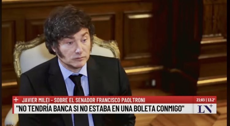 «Si no estaba pegado a una boleta» donde «estaba yo», Paoltroni no tenía «chances de acceder una banca»