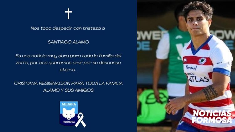 Falleció formoseño en Paraguay, jugaba rugby en Aguará
