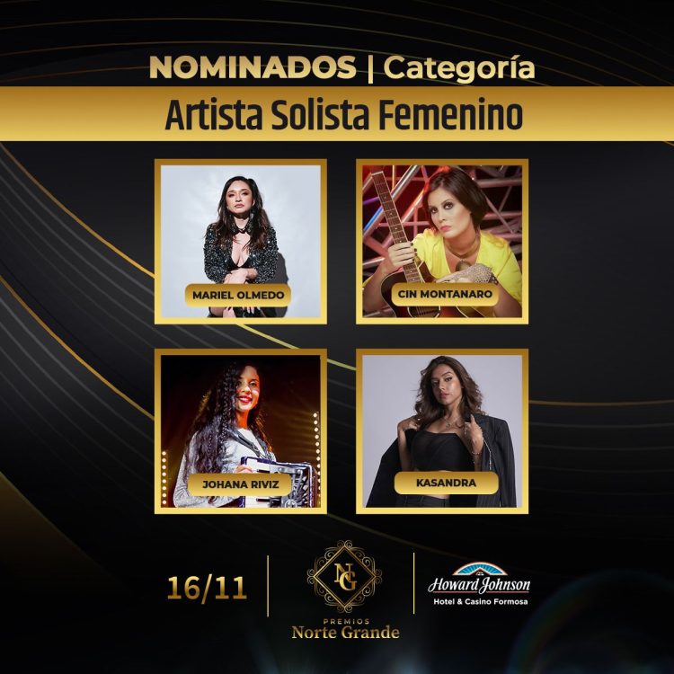 Todos los nominados de los “Premios Norte Grande”, la distinción formoseña a la moda, artistas, influencer, medios y locutores