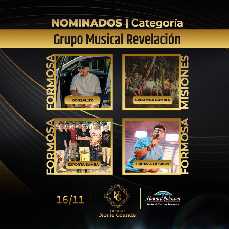 Todos los nominados de los “Premios Norte Grande”, la distinción formoseña a la moda, artistas, influencer, medios y locutores