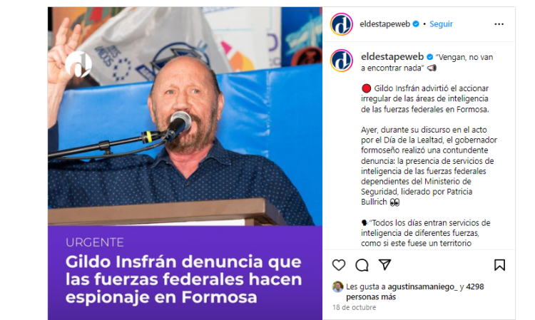 La persecución a Basualdo dejó en shock al gobierno a pocos días haber condenado esas prácticas