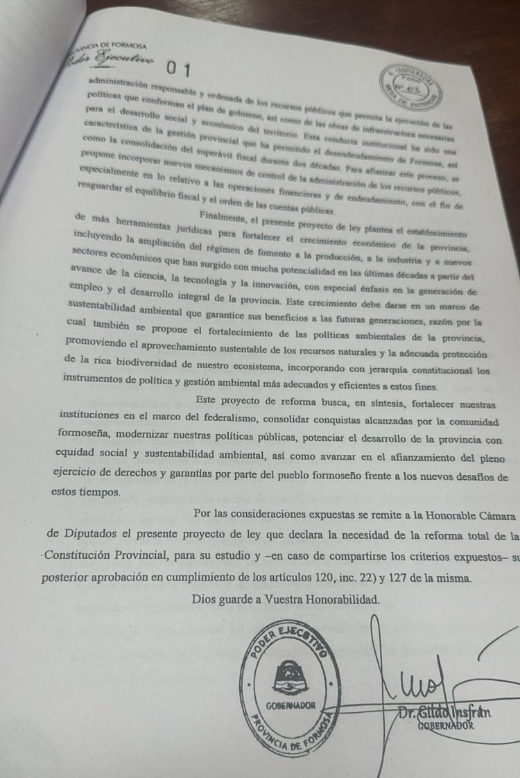 Diputados tratará reforma de la Constitución provincial, habrá  otro llamado a elecciones
